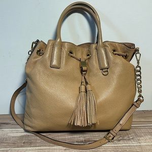 Michael Kors Camden Tan Leather Bag